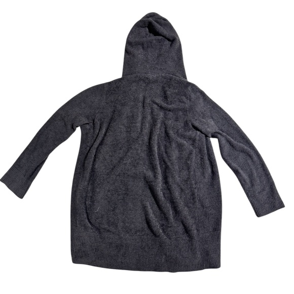 Barefoot Dreams Cozychic Lite Cardigan Size Medium Soft Knit Sweater Grey Purple - Picture 4 of 7